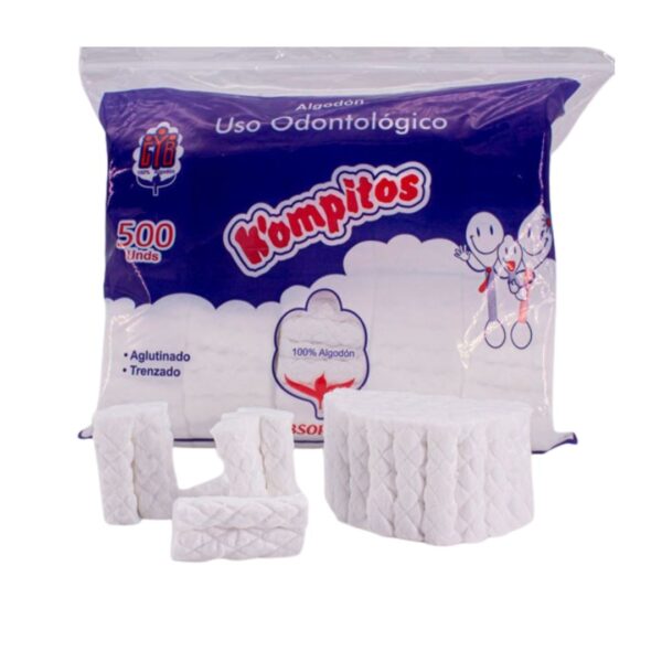 Post equipos (6) Algodon Kompitos 1000und