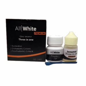 all white Ionomero Autopolimerizable All-White