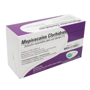 Anestesia Mepivacaína 3% Caja